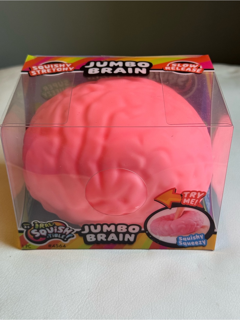 Jumbo Squishy Brain JaRu Squeeze Viral Toy New SHIPS TODAY!